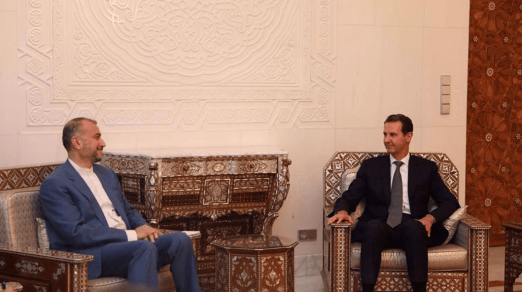 Assad considera l’Iran “parte della soluzione”
