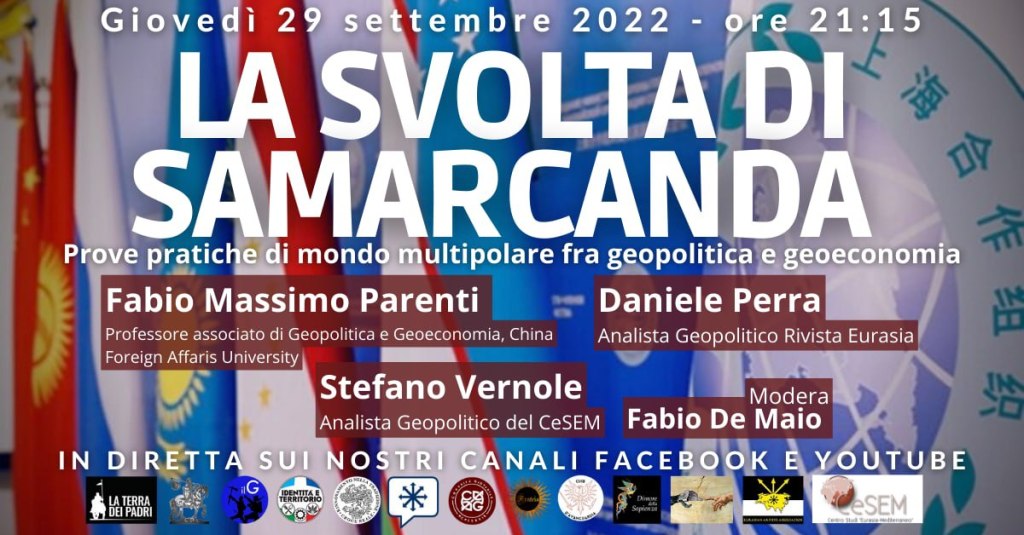 LA SVOLTA DI SAMARCANDA PER UN MONDO MULTIPOLARE