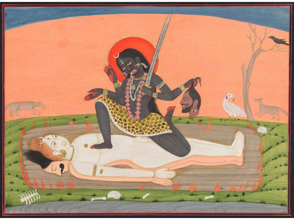 LA COPULA DI SHIVA E PARVATI