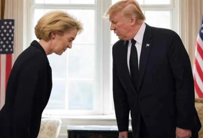 Disatro von der Leyen: l’Europa in ginocchio davanti agli USA