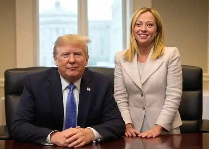 I dazi reali di Trump e il paese immaginario della Meloni: servi e contenti