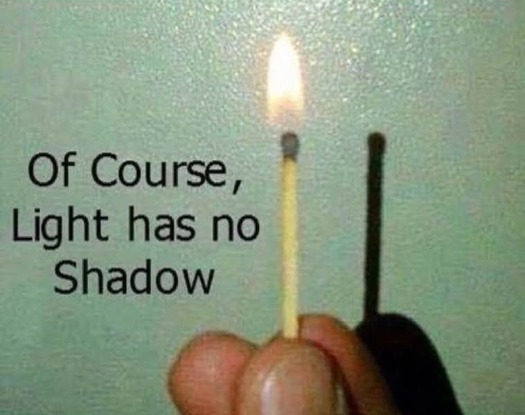 LA VERA LUCE NON HA OMBRA