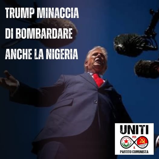 TRUMP MINACCIA DI BOMBARDARE ANCHE LA NIGERIA
